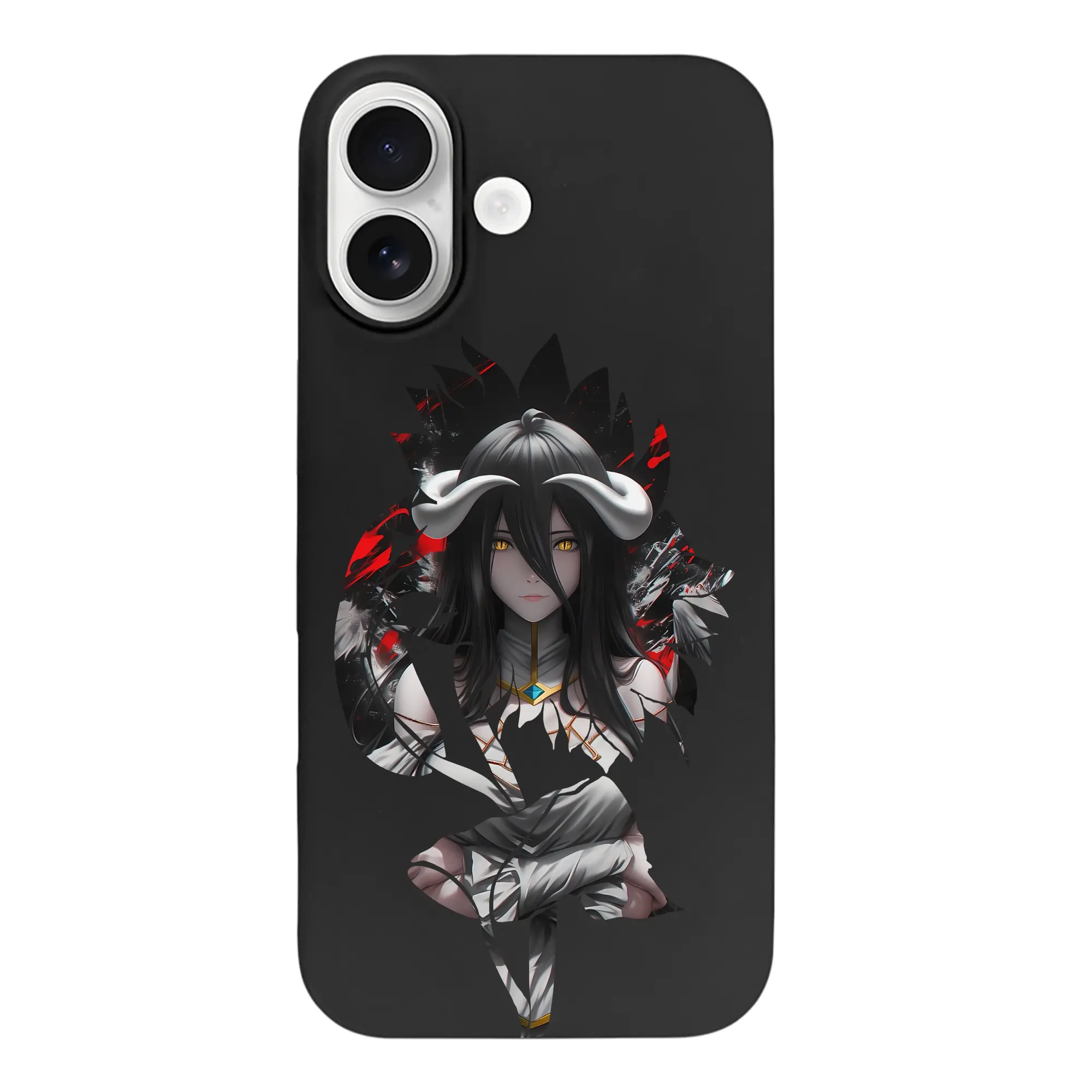 オーバーロード グッズ アルベド - iPhone 17 シリーズ シリコンケース 薄型 耐衝撃 指紋防止 ソフトタッチカバー 精密フィット 傷防止 保護ケース iPhone 17/17 Air/17 Pro/17 Pro Max 対応